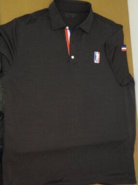 DESIGNER USAG U SUCK AT GOLF POLO STYLE BLACK SHIRT MEN'S SIZE X-LARGE LD 7363